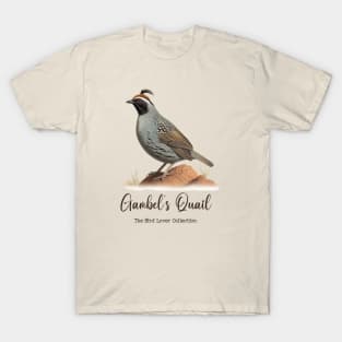 Gambel´s Quail - The Bird Lover Collection T-Shirt